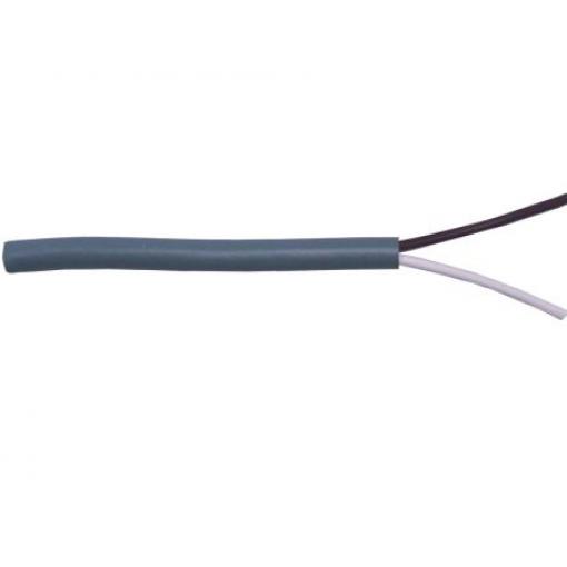 Datový kabel, Polyvinylchlorid, 250 V 0.14 mm², chování ohně: Samozhášecí RS PRO 100 m, Šedá