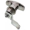 Zamykací rukojeť, Chromová Stříbrná Klika T 60 mm Euro-Locks a Lowe & Fletcher group Company