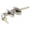 Zamykací rukojeť, Chromová Stříbrná Klika T 60 mm Euro-Locks a Lowe & Fletcher group Company