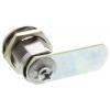 Zámková vložka S klíčem, Klíč, hloubka od panelu k jazýčku: 20 mm, Chromová 19.1 x 16.6 mm Euro-Locks a Lowe & Fletcher