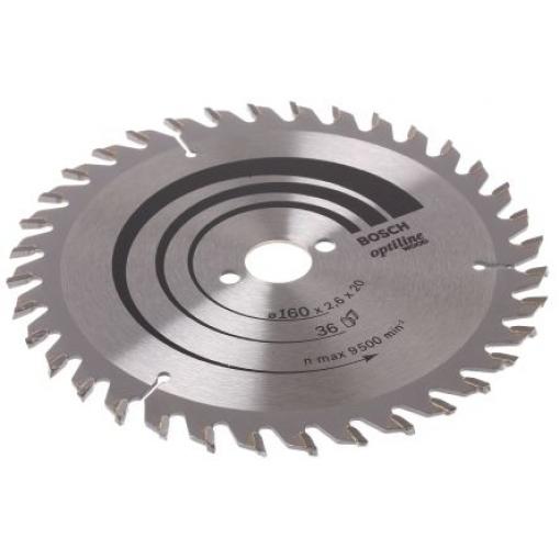 Kotouč pro kotoučovou pilu Bosch 36 Dřevo 160 mm 1