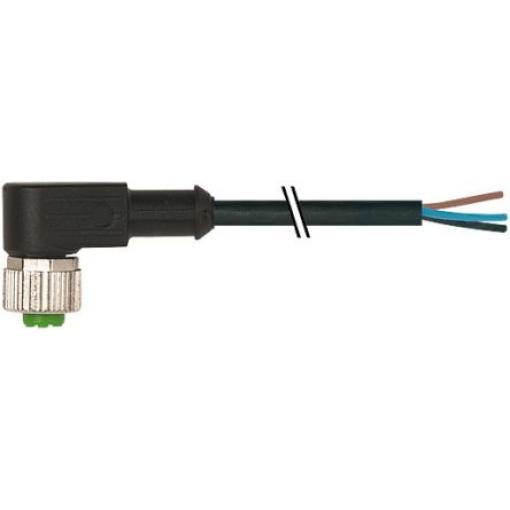 Kabel ovladače snímače, A: Vnitřní, A: Pravoúhlý 3, B: Bez koncovky, 250V, IP65, IP66K, IP67, řada: A-Coded