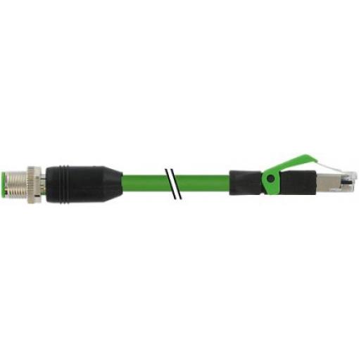 Murrelektronik Limited Cat5 Ethernetové kabely, Zelená, Polyuretan, A: M12, 60V dc 5 m Vnější, B: RJ45 Vnější, typ