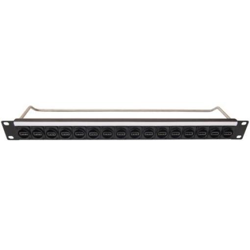 Cliff Electronics Propojovací panel, 3DCM XLR, HDMI A-A, 3DCF XLR, Izolované BNC, Naložený stojan, počet portů: