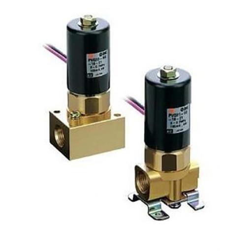 Elektromagnetický ventil PVQ31-5G-40-01F 2portový NC 24 V dc SMC 1/8 in