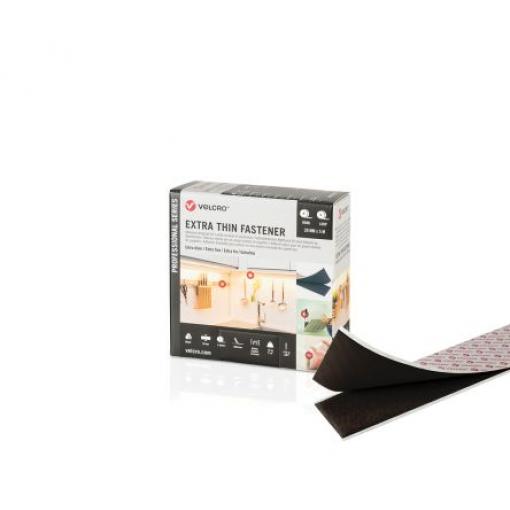 Páska na suchý zip, Černá 20 mm x, délka: 5 m VELCRO®