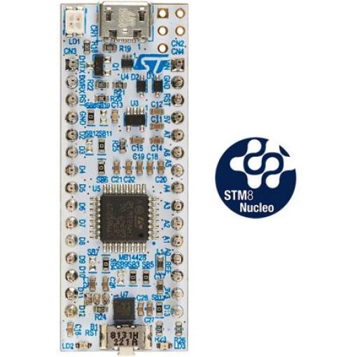 STMicroelectronics Vývojový nástroj pro mikrokontroléry, STM8 NUCLEO-8S207K8, Mikrokontrolér, MCU, Vývojová deska