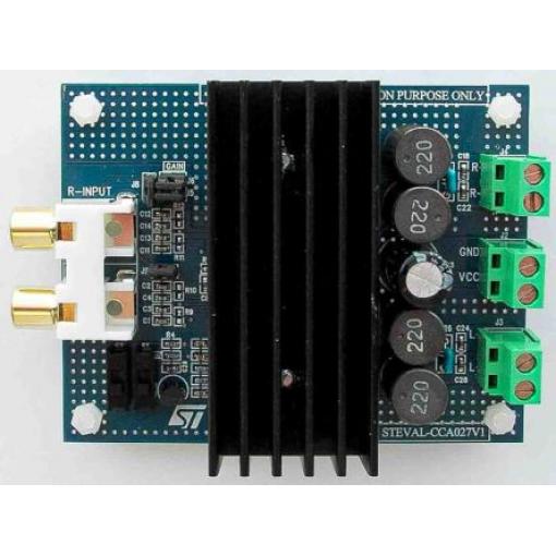 Vývojová sada pro analogové obvody STEVAL-CCA027V1 Demonstrační deska dual BTL audio zesilovače třídy D TDA7492 Audio