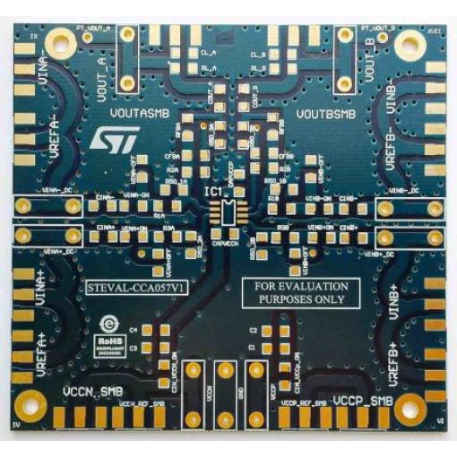 Vývojová sada pro analogové obvody, Bare PCB Evaluation Board, CCA057V1, pro použití s: Řada dvojích operačních