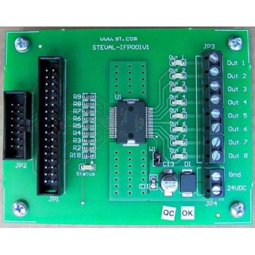 Vývojová sada pro řízení napájení Demonstrační deska Řízení spotřeby STMicroelectronics VN808CM-E, pro použití s: