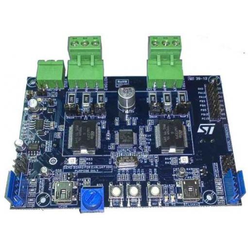 Vyhodnocovací deska Vyhodnocovací deska Regulátor motoru STMicroelectronics STM32F303CC, L6230, pro použití s: