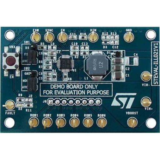 STMicroelectronics Vyhodnocovací sada LED STEVAL-ILL021V1, LED, STEVAL, LED7707 Demonstrační deska, pro použití s: Budič