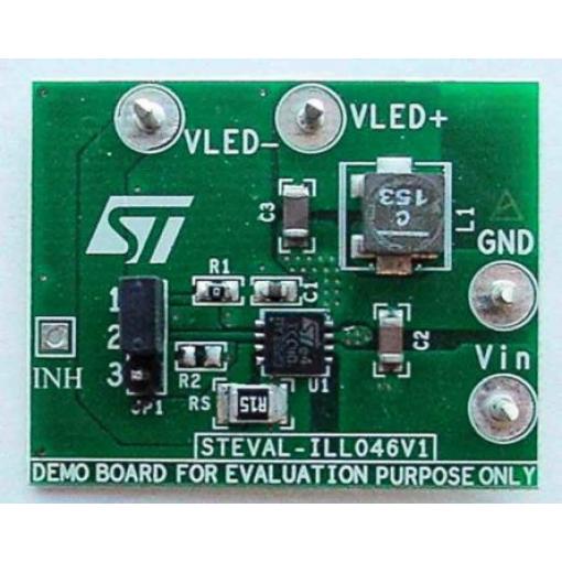 STMicroelectronics Vyhodnocovací sada LED STEVAL-ILL046V1, LED ovladač, STEVAL, ST1CC40 Vyhodnocovací deska, pro použití