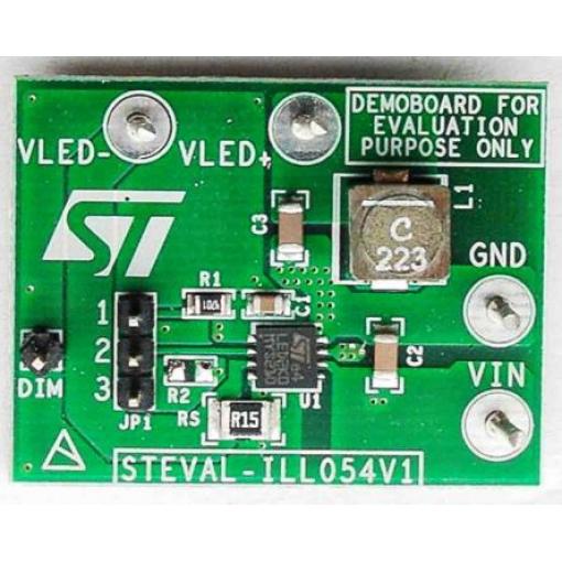 STMicroelectronics Vyhodnocovací sada LED STEVAL-ILL054V1, LED ovladač, STEVAL, LED2001 Vyhodnocovací deska, pro použití