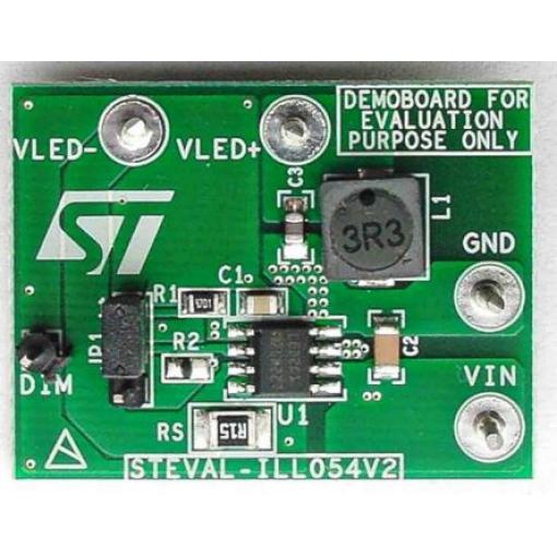 STMicroelectronics Vyhodnocovací sada LED STEVAL-ILL054V2, LED ovladač, STEVAL, LED2001 Vyhodnocovací deska, pro použití