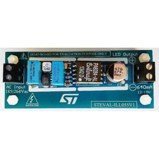 STMicroelectronics Vyhodnocovací sada LED STEVAL-ILL055V1, LED ovladač, STEVAL, HVLED815PF Vyhodnocovací deska, pro