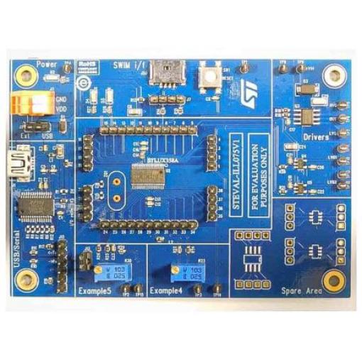STMicroelectronics Vyhodnocovací sada LED STEVAL-ILL075V1, LED, STEVAL, STLUX385A Vyhodnocovací deska