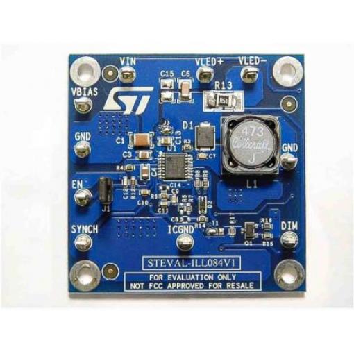 STMicroelectronics Vyhodnocovací sada LED STEVAL-ILL084V1, LED ovladač, STEVAL, LED6000 Vyhodnocovací deska, pro použití