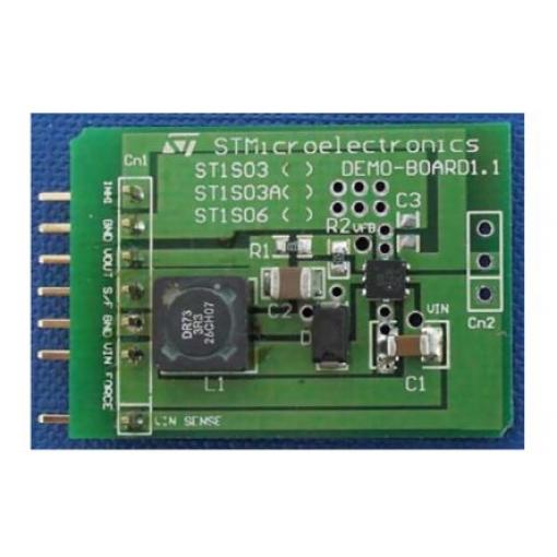 Vývojová sada pro řízení napájení Demonstrační deska Řízení spotřeby STMicroelectronics ST1S03, pro použití s: Napájení