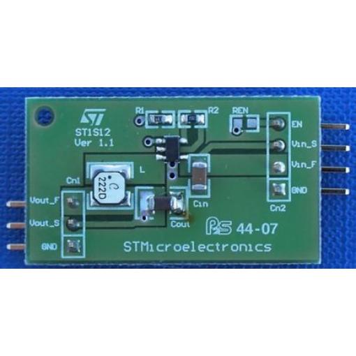 Vývojová sada pro řízení napájení Demonstrační deska Řízení spotřeby STMicroelectronics ST1S12, pro použití s: Napájení