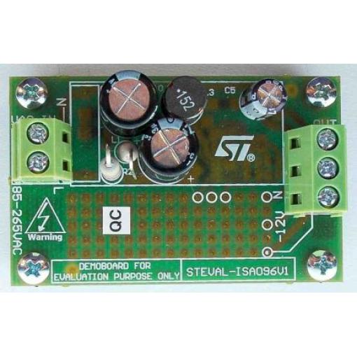 Vývojová sada pro řízení napájení Demonstrační deska Napájecí zdroj STMicroelectronics Viper06, pro použití s: Spínaný