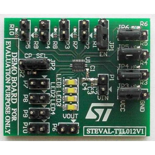 STMicroelectronics Vyhodnocovací sada LED STEVAL-TLL012V1, LED ovladač, STEVAL, STP4CMP Demonstrační deska, pro použití