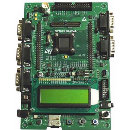 STMicroelectronics Vyhodnocovací deska, MCU STM8/128-EVAL, MCU, Vyhodnocovací deska, Vyhodnocovací deska