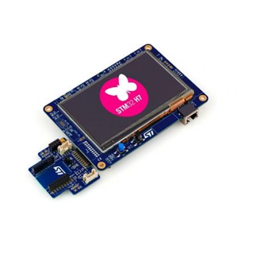 STMicroelectronics Vývojový nástroj pro mikrokontroléry, STM32, MCU STM32H745I-DISCO, Mikrokontrolér, MCU, Sada