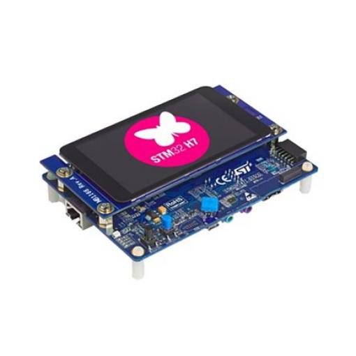 STMicroelectronics Vývojový nástroj pro mikrokontroléry, STM32, MCU STM32H747I-DISCO, Mikrokontrolér, MCU, Sada