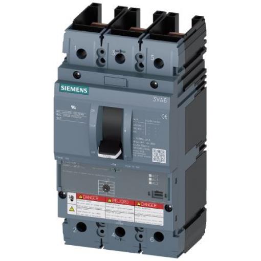 Siemens Jistič, rozsah: 3VA6 3pólový 150 A vypínací výkon 35 kA, rozsah: SENTRON 600 V ac