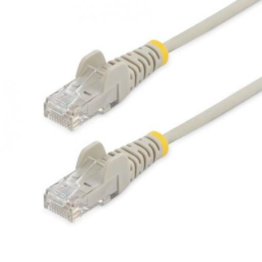 StarTech.com Kat6 Ethernetové kabely, Šedá, Polyvinylchlorid 2 m, typ pláště: Nestíněný Nestíněný