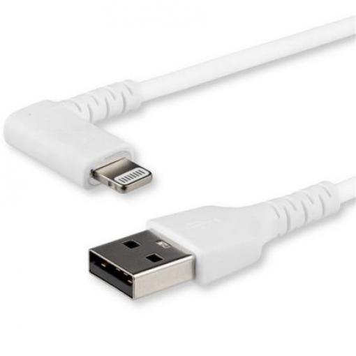 StarTech.com Kabel USB do zásuvky IC Vnější, A: USB typu A, 1 m Vnější, Bílá, B: Lightning