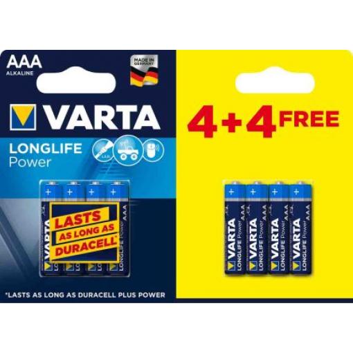 Baterie AAA LONGLIFE Power 1.5 V Alkalické LR03 1.2 Ah Varta