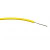 Zapojovací vodič plocha průřezu 0,2 mm², typ kabelu: Jednožilový, prameny vodičů: 7/0,2 mm, Žlutá, 1 kV AC 100m 24AWG
