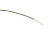 Zapojovací vodič plocha průřezu 0,2 mm², typ kabelu: Jednožilový, prameny vodičů: 7/0,2 mm, Zelená/Červená, 1 kV AC
