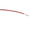 Zapojovací vodič plocha průřezu 0,2 mm², typ kabelu: Jednožilový, prameny vodičů: 7/0,2 mm, Černá/Červená, 1 kV AC 100m