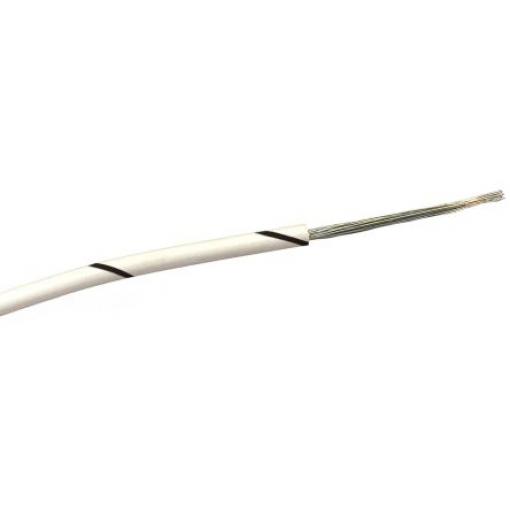 Zapojovací vodič plocha průřezu 0,2 mm², typ kabelu: Jednožilový, prameny vodičů: 7/0,2 mm, Černá/Bílá, 1 kV AC 100m 24