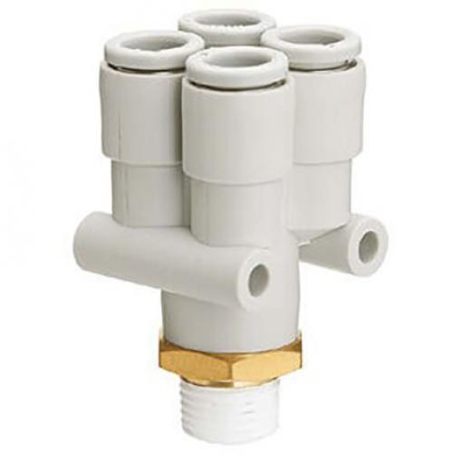 SMC Pneumatická armatura, řada: KQ2 R 1/4" R