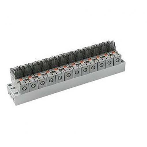 Pneumatický solenoidový/řídicí regulační ventil 4/2 běžně uzavřený, řada: SY100 M5 x 0.8 Solenoid, max. průtok: 11.78