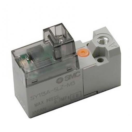 Elektromagnetický řídicí ventil 3/4 běžně uzavřený, řada: SY100 Metrické Solenoid, max. průtok: 11.78 L/min SMC 24 V