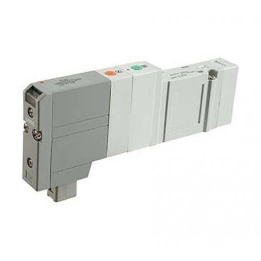 Pneumatický solenoidový/řídicí regulační ventil Vypouštěcí, 5/3 společný SUP, řada: SV2000 Solenoid SMC 24 V