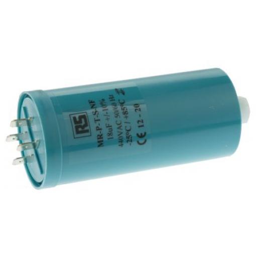 Vrstvové kondenzátory, řada: MRP440 18 μF ±10 % 440 V ac, Šroubová svorka RS PRO