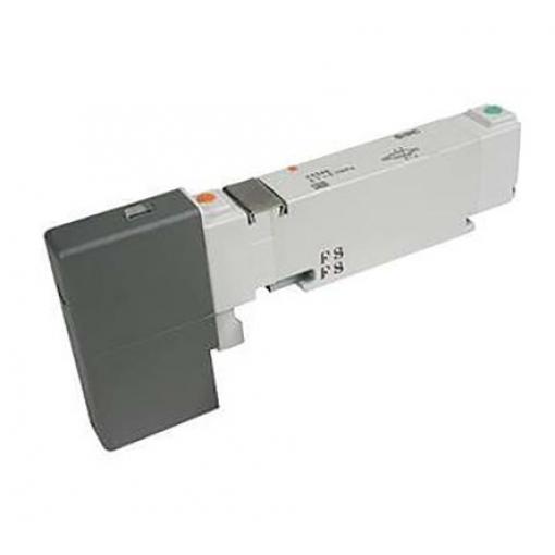 Elektromagnetický řídicí ventil 5/2, řada: VQC1000 RC Solenoid, max. průtok: 163 L/min SMC 24 V