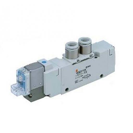 Pneumatický solenoidový/řídicí regulační ventil 5/2, řada: VQZ3000 Solenoid SMC 24 V