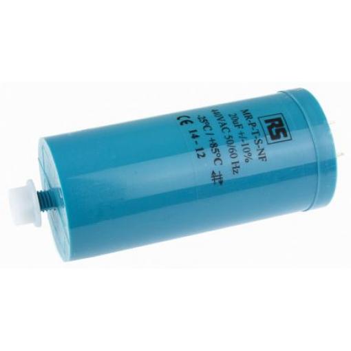 Vrstvové kondenzátory, řada: MRP440 20 μF ±10 % 440 V ac, Šroubová svorka RS PRO