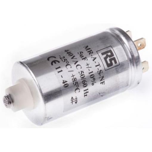 Vrstvové kondenzátory, řada: MRA440 5 μF ±10 % 440 V ac, Šroubová svorka RS PRO