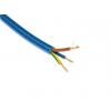RS PRO Napájecí kabel, řada: H05VV-F 3žilový 100 m Polyvinylchlorid plášť, Modrá, vnější průměr: 11.4 mm OD, 300/500 V