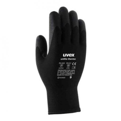 uvex Rukavice EN 374 Chemické látky Černá CE Akrylát Ano Ano Na bázi vody a polymerních materiálů Ano Ano Ano 11 Unilite
