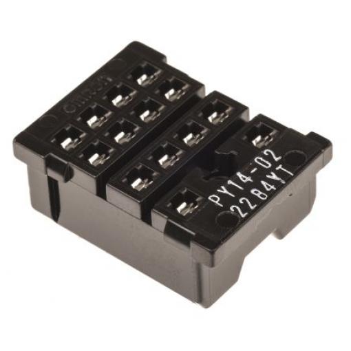 Omron Objímka relé pro My4IN, MY4IN1, MY4IN1-D2, MY4IN-CR, MY4IN-D2, MY4N, MY4N1, MY4N1-D2, MY4N-CR, MY4N-D2, MY4Zin,