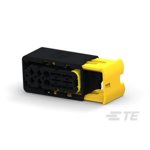 TE Connectivity Automobilový konektor, počet kontaktů: 6 barva Černá, Vnitřní, Kabel, řada: HDSCS Krimpovací, IP6K7,